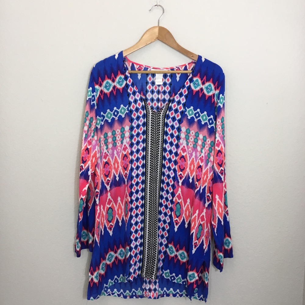 LA BLANCA Beach Cover Tunic Dress